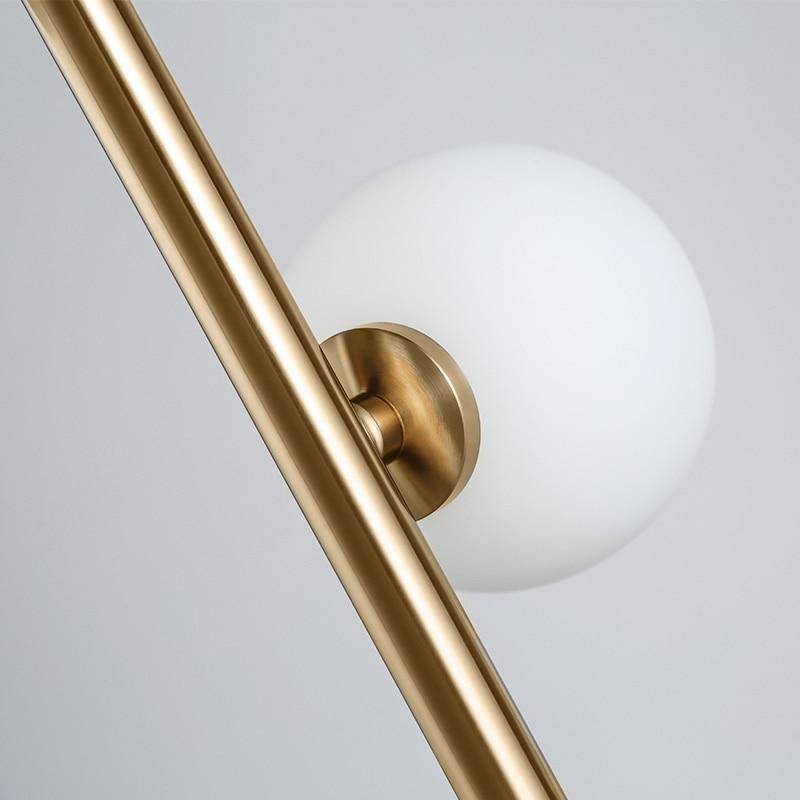 Lampadaire design à LED avec plusieurs boules de verre Head - vue 5 sur 5