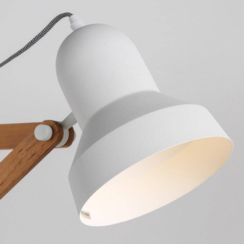 Lampadaire design ajustable avec deux épingles en bois Personality - vue 7 sur 11