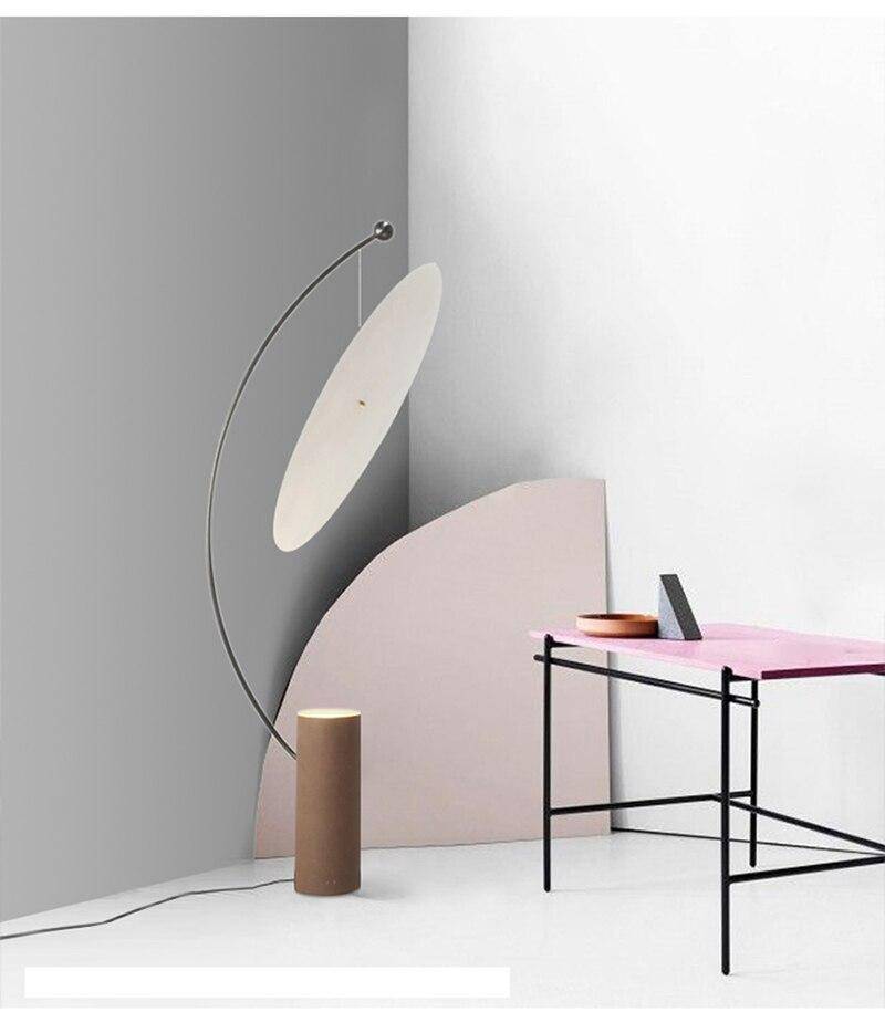 Lampadaire design à LED arrondi moderne Art - vue 8 sur 8