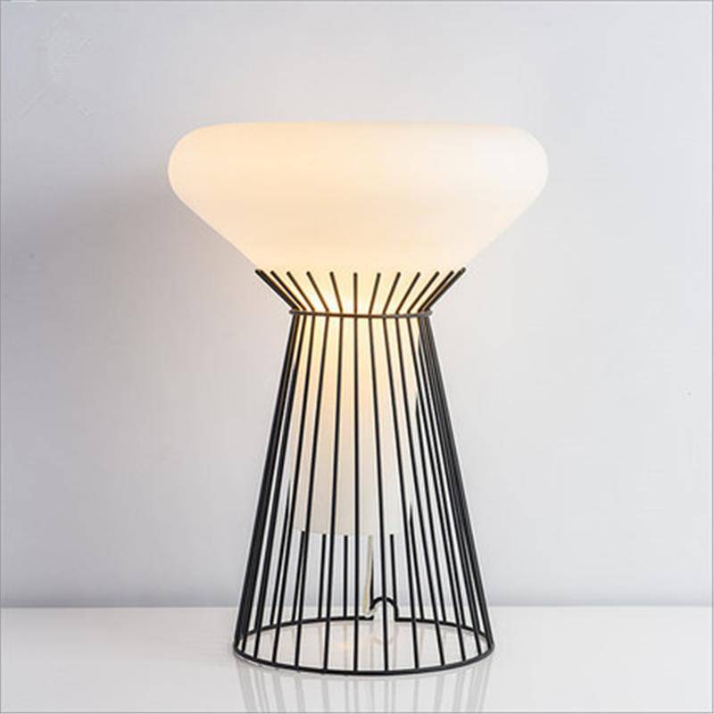 Lampe de chevet design LED cage Tafellamp - vue 3 sur 7