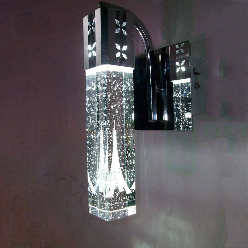 Applique murale cubique en cristal avec tour Eiffel Bubble - vue 3 sur 3