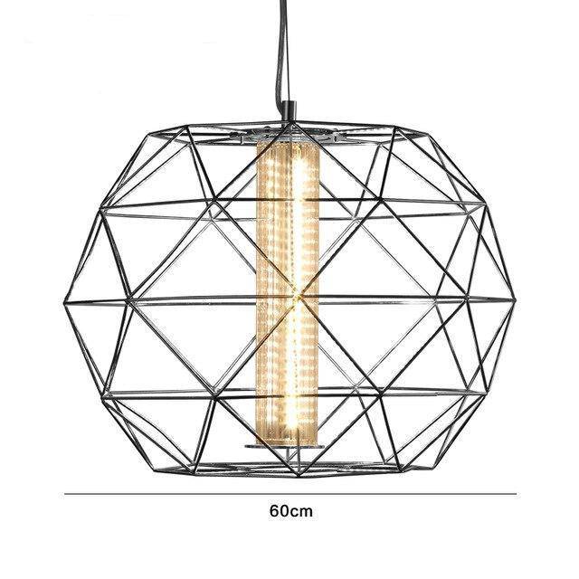 Suspension design cage fine Geometric - vue 4 sur 13