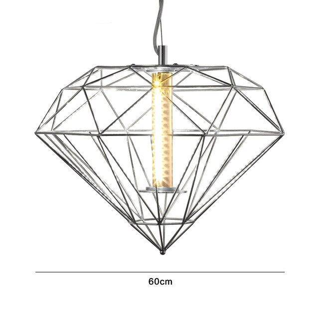 Suspension design cage fine Geometric - vue 5 sur 13
