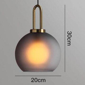Suspension design boule en verre Room - vue 4 sur 16