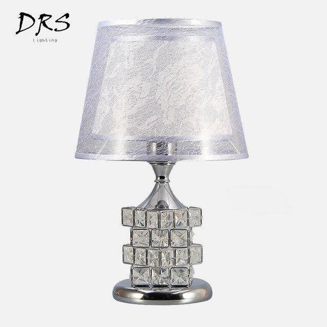 Lampe de chevet abat-jour et cristaux Rubiks - vue 4 sur 8
