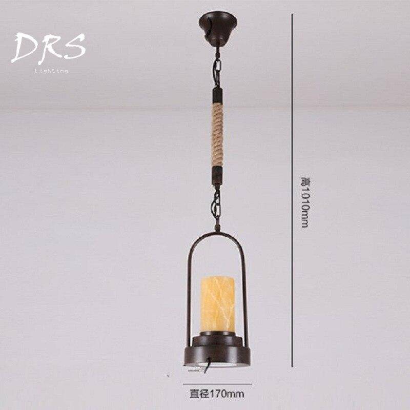 Suspension rustique avec fausse bougie Rural - vue 5 sur 6