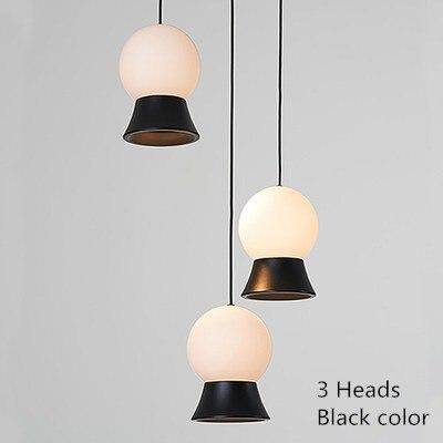 Suspension et lustre design à LED avec boule en verre et support dorée - vue 4 sur 14