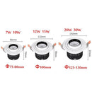 Spot moderne LED circulaire avec angle rotatif Anastassya