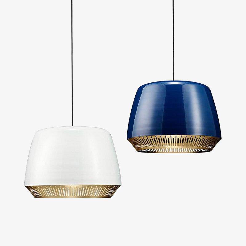 Suspension design à LED en métal coloré Lofy