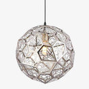 Suspension design à LED ronde à trous