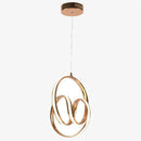 Suspension design arrondi doré Restaurant