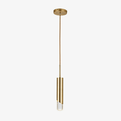 Suspension design LED avec cylindre en métal style Luxury - vue 2 sur 10