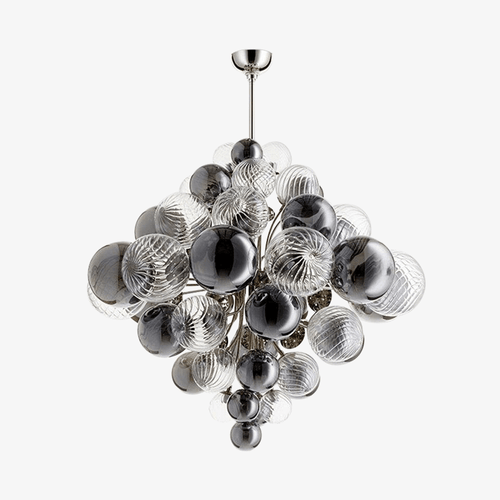 Suspension design LED avec plusieurs boules en verre Ball