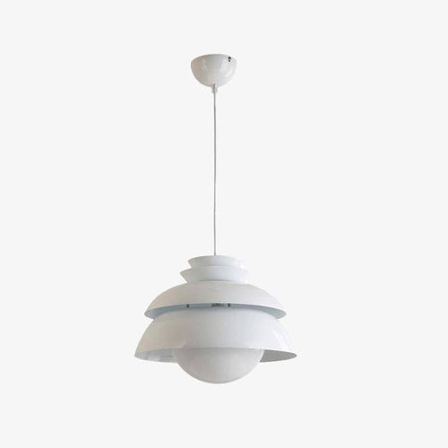 Suspension design LED blanche en forme de fleur Denmark