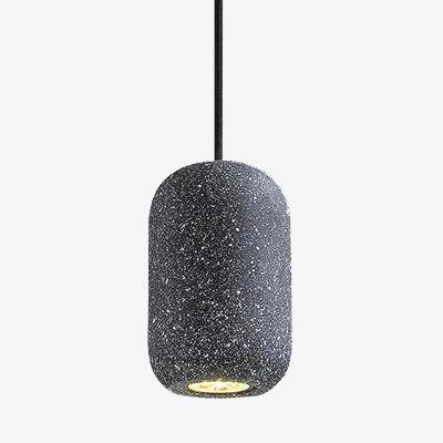 Suspension design LED en fausse pierre naturelle Loft