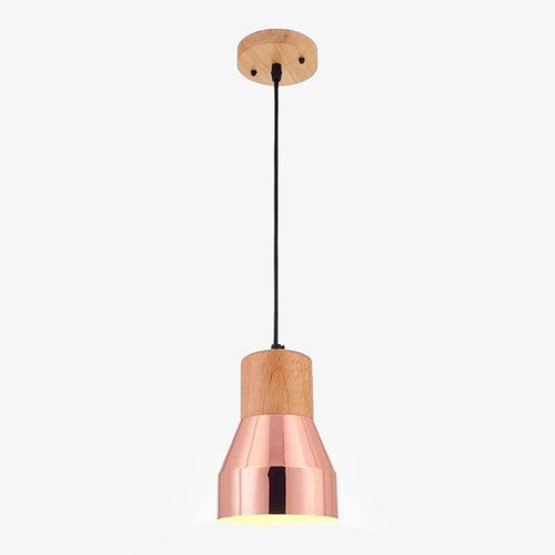 Suspension design LED Loft (doré ou rose gold) - vue 2 sur 6