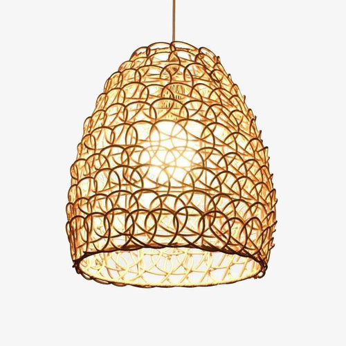 Suspension en bambou design Coffee