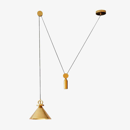 Suspension en métal avec long fil Oslo