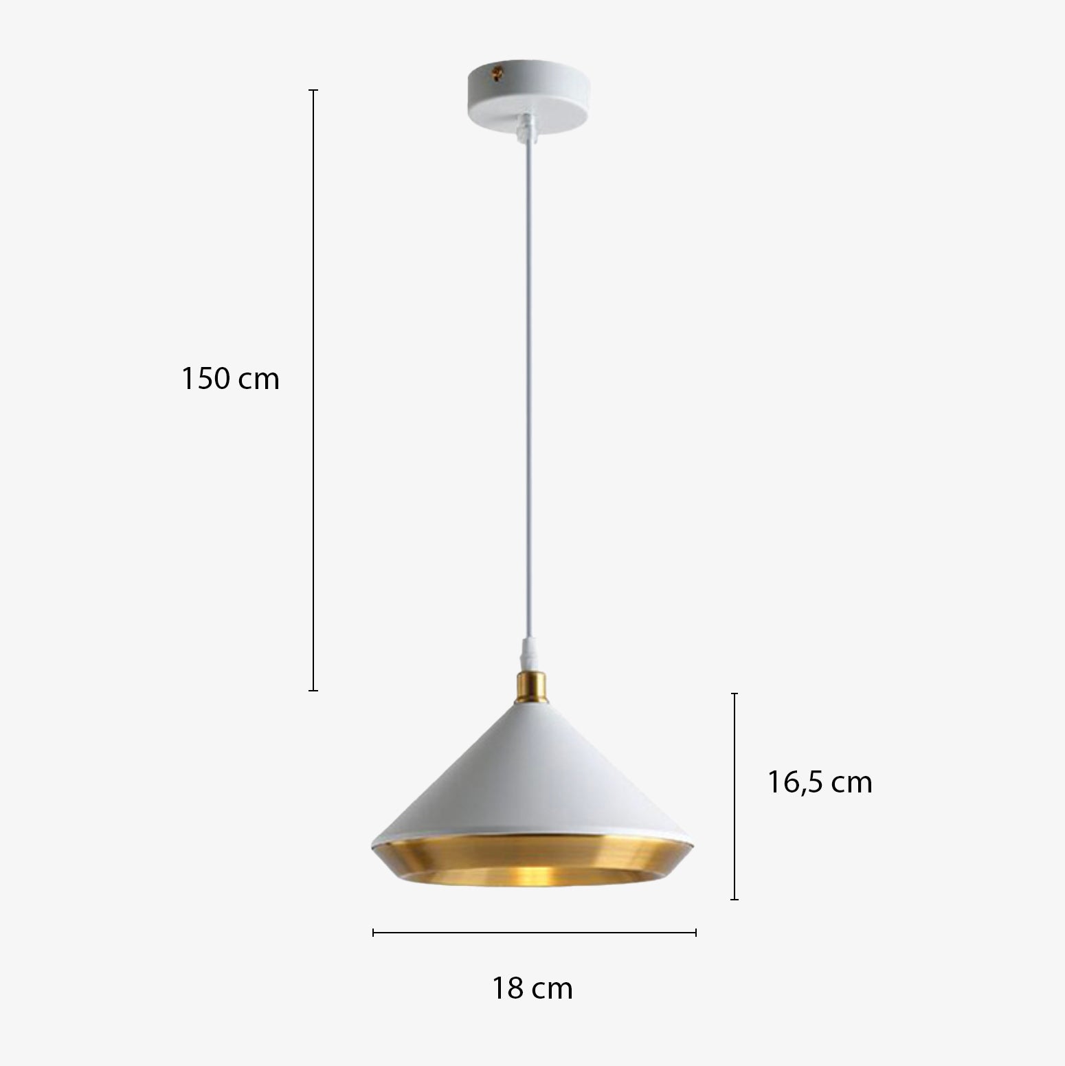 Suspension industrielle avec abat-jour droit tambour Graciella - vue 5 sur 5