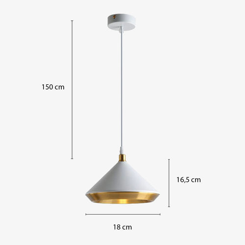 Suspension industrielle avec abat-jour droit tambour Graciella - vue 6 sur 5