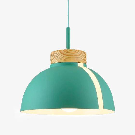 Suspension LED demi-boule colorée Loft