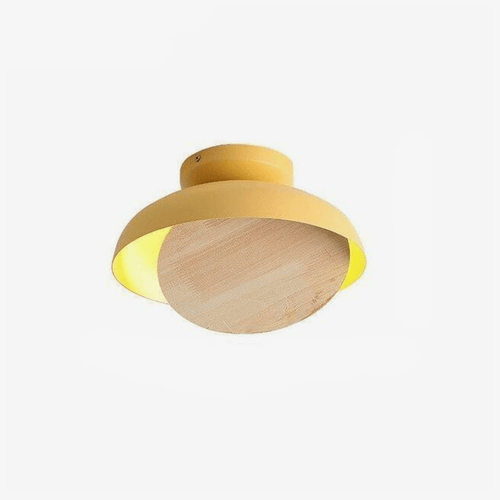 Suspension moderne LED avec abat-jour coloré en bois Light - vue 2 sur 9