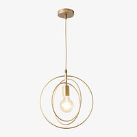 Suspension moderne LED avec formes géometriques Yria