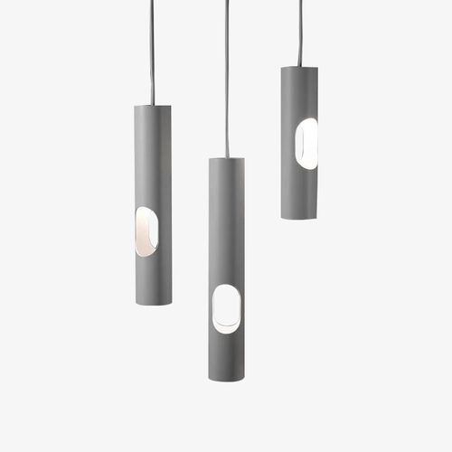 Suspension moderne LED avec tube cylindrique en aluminium Hotel - vue 2 sur 6