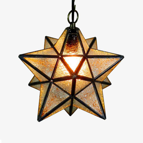 Suspension retro en étoile design