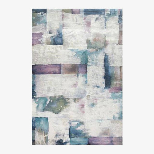 Tapis rectangle artistique multicolore Room