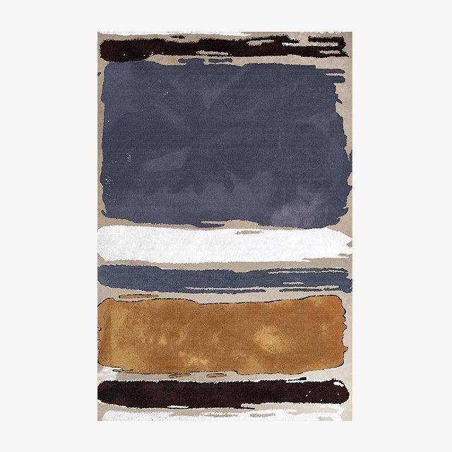 Tapis rectangle vintage artistique