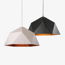 Suspension design moderne géométrique Art Deco (noir ou blanc)