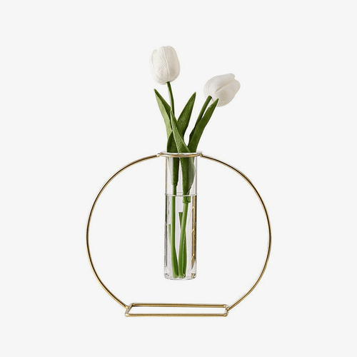 Vase design aux formes arrondies en métal Life