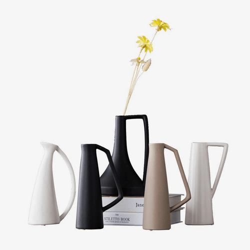 Vase moderne en céramique style Zen Flower