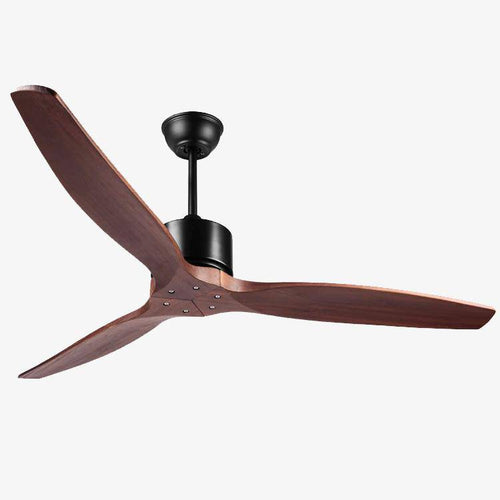 Ventilateur de plafond en bois à 3 pales Fan